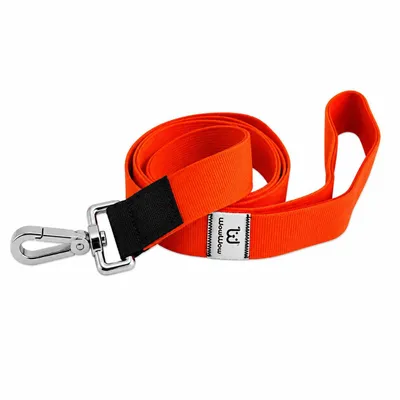 Produktbild von WowWow Premium Dauerführleine Rot (1,5m) – Robuste Hundeleine mit Sicherheitskarabiner für Halsband & Geschirr