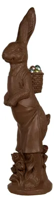 Image de Clayre & Eef Figurine de décoration Lapin 91 cm Marron Matériau céramique