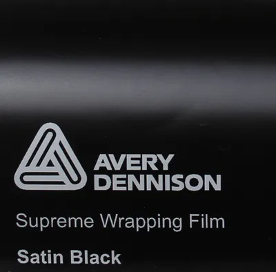 Produktbild von (27,40€/m²) Avery Dennison® Supreme Car Wrapping Film Satin Black