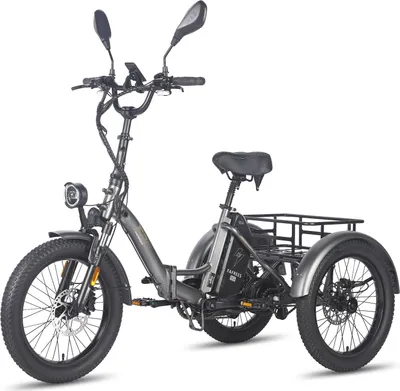 Produktbild von FAFREES F20 Mate E-Lastenrad - Akku 48V21AH 20-Zoll-Rädern Hydraulische Bremsen - Grau