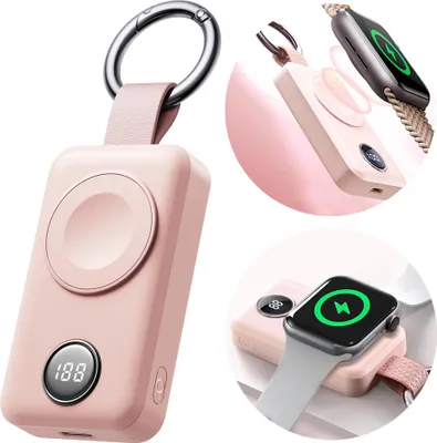 Immagine prodotto di Joyroom Powerbank Wireless 2000Mah 3W Per Apple Watch Rosa (Jr-Wqw01)
