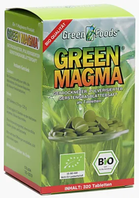 Produktbild von Green Magma Gerstengrasextrakt Tabletten 320 St