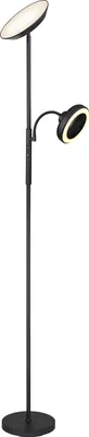 Produktbild von Globo Lighting Deckenfluter Metall schwarz matt, LED