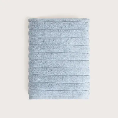 Produktbild von HOMLA ASTRI blaues flauschiges Handtuch 70x130 cm