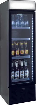 Produktbild von Getränkekühlschrank Werbetafel Schmal Dk105