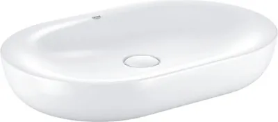 Produktbild von Grohe Aufsatzwaschtisch Essence Keramik 60x40cm, mir Ablaufventil, alpinweiß