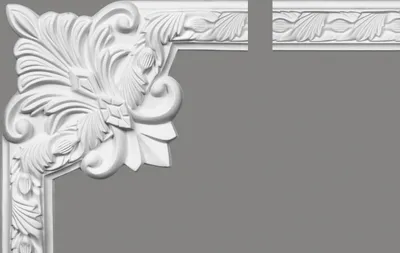 Produktbild von Mardom Eckstück für Wandleiste MDC258 Profoam 54 x 20 x 260 mm Weiß Stuckleiste