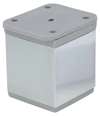 Produktbild von Eckiger Möbelfuß 50mm Höhe - Möbelstempel 40x40mm - Sofa- Schrank- Möbelstütze