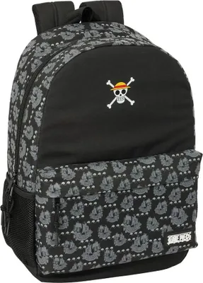 Produktbild von Safta 622506758 One Piece Pirates 21l 2x42x15 Cm Rucksack Schwarz Schwarz One Size