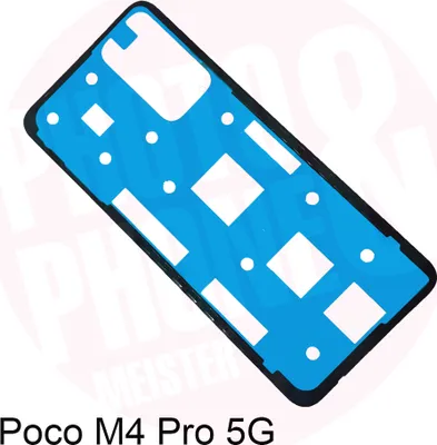 Produktbild von Poco M4 Pro 5G Akkudeckel Klebefolie Kleber Backcover Rahmen Adhesive Dichtung Batterie