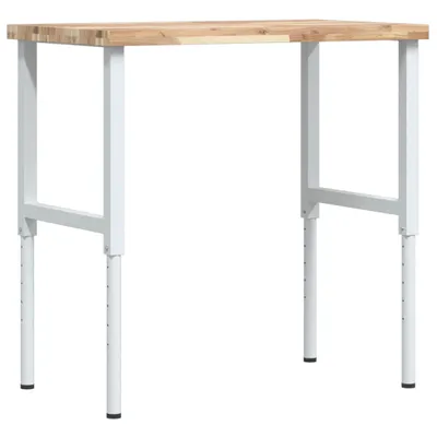 Immagine prodotto di Banco Lavoro 100x60x(73-99,5) cm Legno di Acacia Rettangolare