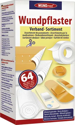 Produktbild von WUNDMED Wundpflaster-Set 64-teilig