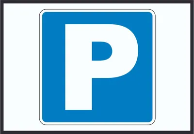 Produktbild von Parkplatz Still liegen erlaubt Symbol A6 (105x148mm)