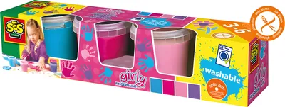 Produktbild von SES 4 Fingerfarben Girly je 150ml