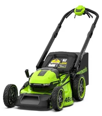Produktbild von Greenworks LM4602SA1 Akku-Rasenmäher 2x24V, 46 cm Schnittbreite