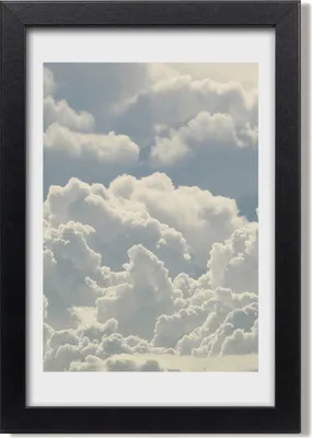 Produktbild von Bild 20x30 MDF-Rahmen, Wandkunst Wolken