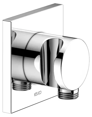 Immagine prodotto di KEUCO Raccord de flexible avec support de douche, rosace carrée, 59592010002, 59592010002