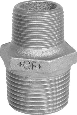Image de Mamelon Réducteur Galvanisé Raccord Réduction Acier Galvanisé - Sferaco