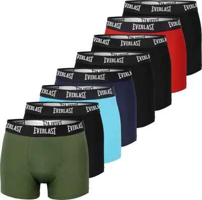 Produktbild von Everlast 8er Pack - Herren Boxershorts aus Baumwolle, Unterhosen für Männer, XXL