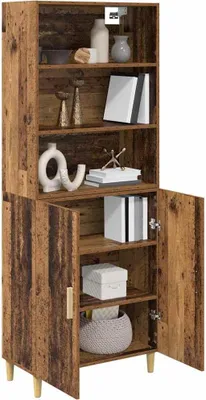 Immagine prodotto di vidaXL Credenza in legno vecchio 69,5 x 32,5 x 180 cm Materiale a base di legno