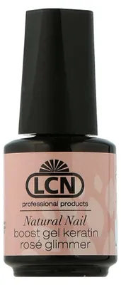 Productafbeelding van LCN Hand- en nagelverzorging, Natural Nail Boost Gel, Keratin, Rosé Glimmer (10 ml)