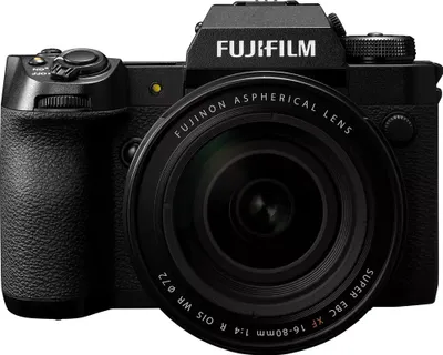 Zdjęcie produktu dla Fujifilm X -H2 KIT XF16-80mm - Black, 40,2 MP, 7728 x 5152 px, X-Trans CMOS 5 HR, 8K Ultra HD, Ekran dotykowy, Czarny