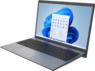 Produktbild von Odys UNIQ 15,6 Notebook, 15,6“ Full-HD IPS Notebook (Intel N4120 4x2,6GHz, 4GB RAM, 128GB eMMC, HDMI A1, USB3.0, WLAN, Bluetooth, Abdeckbar Kamera) Win 11 Pro