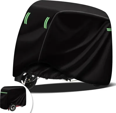 Productafbeelding van Famanu scooterhoes - 170 x 61 x 117 cm - Robuuste, weerbestendige buitenhoes