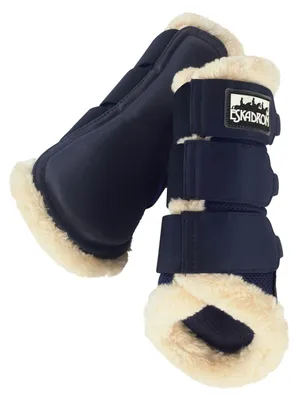 Image de Eskadron Tendon Boots guêtres Soft Mesh Fauxfur Nightblue M