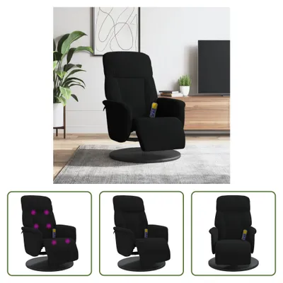 Imagen del producto de Sillón de masaje "The Living Store" con reposapiés, color , tapizado en terciopelo