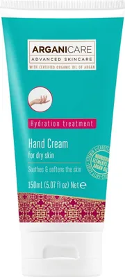 Produktbild von ARGANICARE Handcreme mit Arganöl, feuchtigkeitsspendend für Hände & Nägel, 150 ml