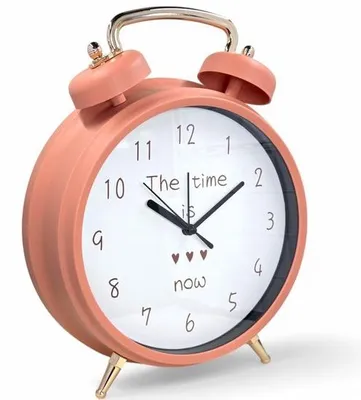 Immagine prodotto di Orologio da tavolo retrò di grandi dimensioni, con numeri ben visibili, realizzato in plastica di alta qualità, ideale come elemento decorativo