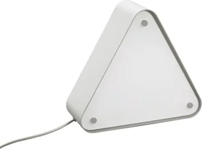 Produktbild von Massive Tischlampe Callagan 1x E27 23W mit Schalter Retro Glas Dreieck
