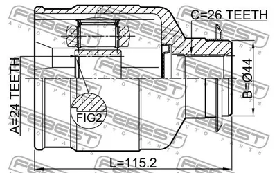 Produktbild von NTY Gelenksatz Antriebswelle Vorne Rechts für HYUNDAI ix35 (LM, EL, ELH) NPW-KA-337