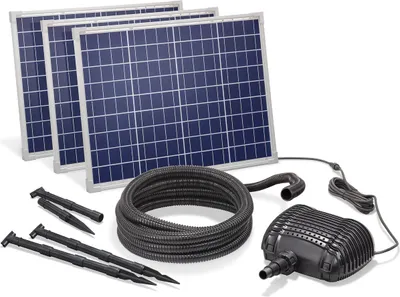 Image de Kit ruisseau solaire esotec pour étang de jardin 150/5000 PRO Kit complet fontaine 101972
