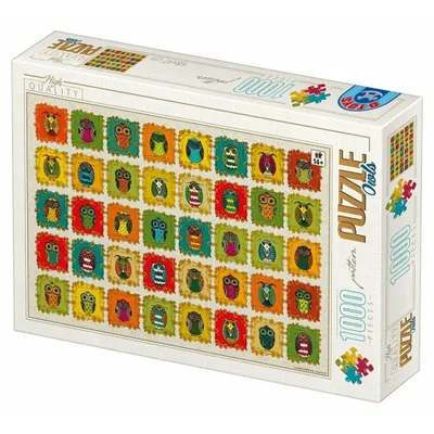 Image de D-TOYS Casse-tête : hiboux 1000 pièces