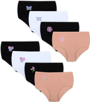 Produktbild von 8 Damen Taillenslips aus Baumwolle 40/42 8er Set Mix
