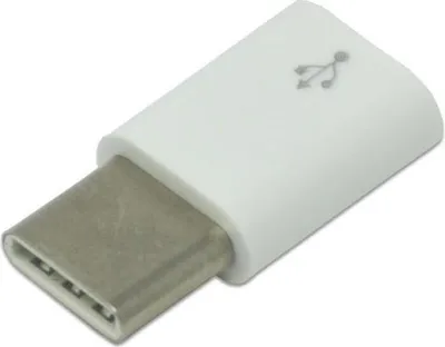 Obrázok produktu pre Adaptér MicroUSB na USB-C, biely, pre Raspberry Pi 4 Model B