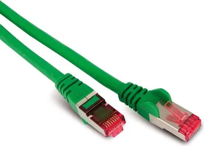 Produktbild von Patchkabel cat6A S/FTP PIMF Halogenfrei grün 025m