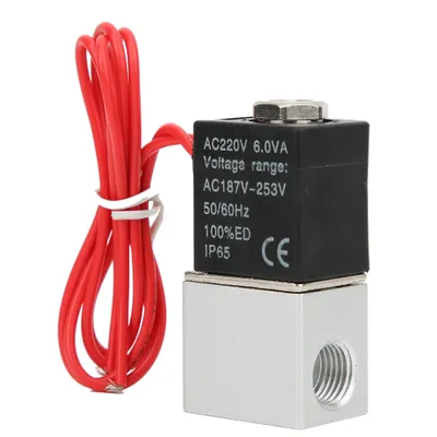 Produktbild von Elektromagnetický ventil, ventil, přímo působící ventil, ventil 220VAC, ventil IP65