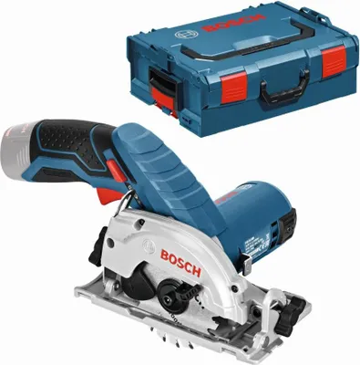 Image de Bosch GKS 10,8 V-LI Professional Scie circulaire sans fil Solo dans L-Boxx ( 06016A1002 )