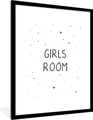 Produktbild von MuchoWow® Gerahmtes Poster Zitate - Mädchenzimmer - Mädchen - Kind - Sprichwörter 60x80 cm - Poster mit Schwarzem Bilderrahmen Wandposter Rahmen Foto Bilder - Wohnzimmer - Dekorationen - Prämie