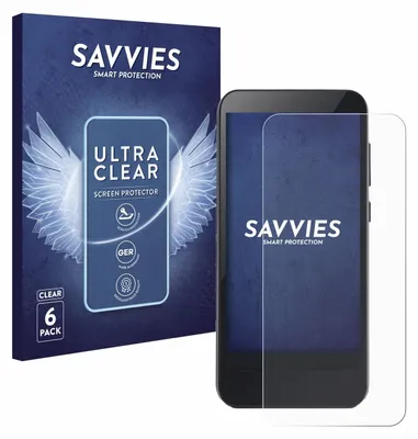 A product box and a screen protector on a phone.
