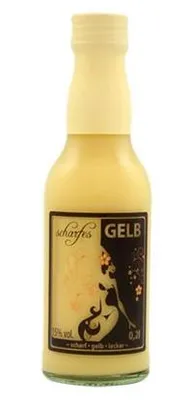 Produktbild von "scharfes GELB" Crème brûlée (Likör / 0,2 l / 15 % vol.)