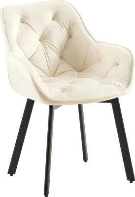Image de Chaise de salle à manger pivotante Antigo velours