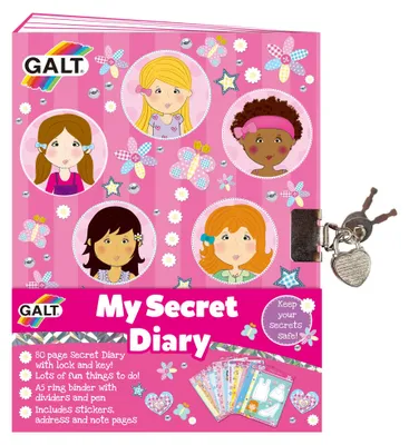 Produktbild von Galt Toys My Secret Tagebuch, mit Schloss und Schlüssel