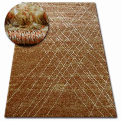 Zdjęcie produktu dla Dywan SHADOW 9367 rust / gold brązowy 140x190 cm