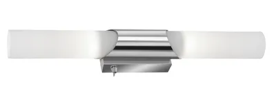 Produktbild von Bad Wandleuchte Spiegellampe 2x E14 Chrom mit Schalter