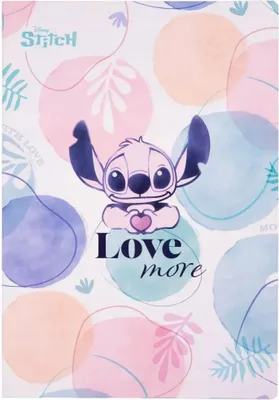 Zdjęcie produktu dla Disney Zeszyt A4 60k - Urokliwy Stitch, nauka z ulubionym bohaterem!