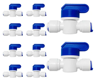 Obrázek produktu pro 10 kusů ventilů, kohoutků, přímých ventilů/uzavíracích ventilů/vodovodních ventilů, 1/4 palce